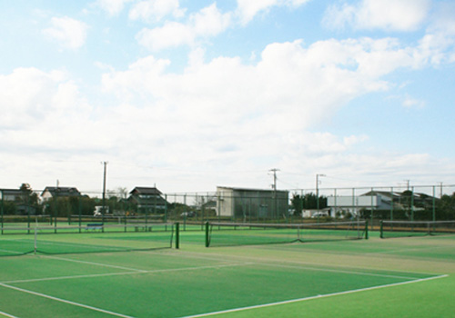 ニュー山中荘　テニスコート