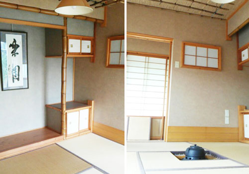 岩手県花巻 健考館の茶室