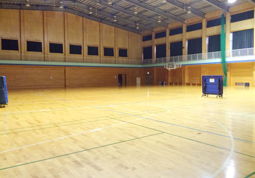 千葉県白子ニューオーツカの私有体育館アリーナ
