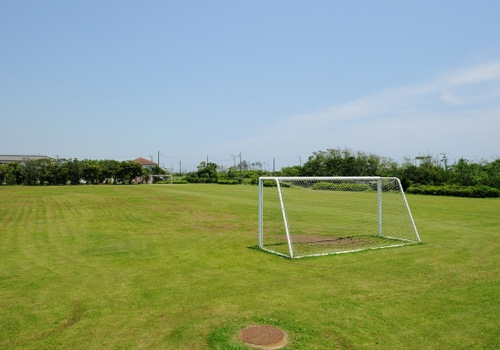 千葉県蓮沼浪川荘の私有グラウンド