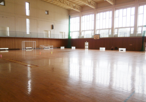 千葉県長柄町　アルビンスポーツパークの私有体育館
