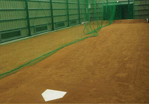 千葉県銚子スポーツタウンの雨天練習場