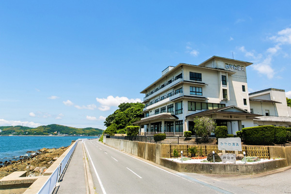 愛媛県　西尾　みかわ温泉 海遊亭の外観