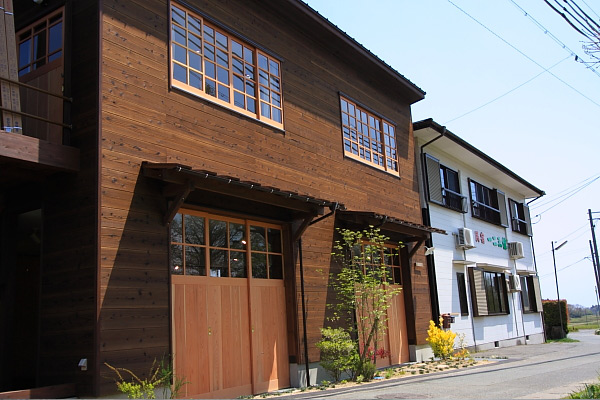 滋賀県マキノ高原　一二三館（ひふみかん）の外観