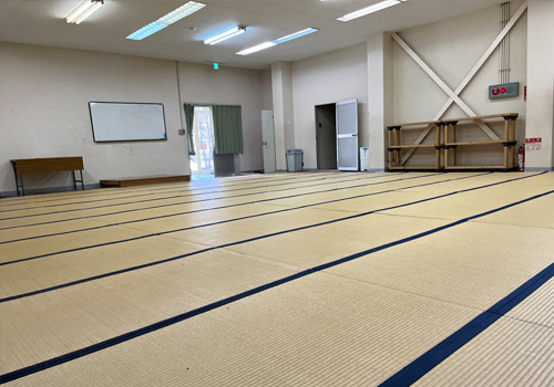 京都府城陽市の青少年野外活動総合センター 友愛の丘の私有武道場