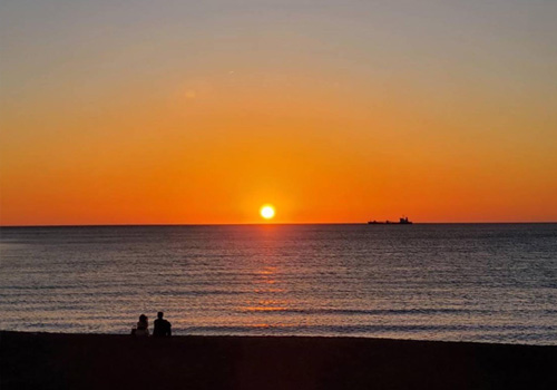 夕日が見える海鮮宿 大平庵　夕日イメージ