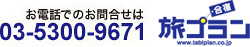 03-5300-9671　旅プラン