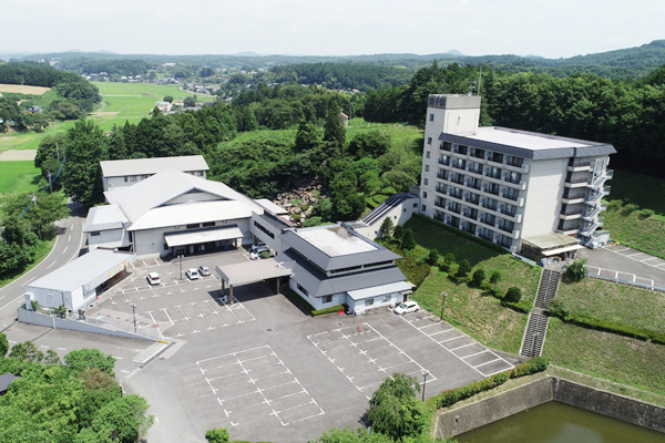 栃木県益子・益子舘里山リゾートホテルの外観